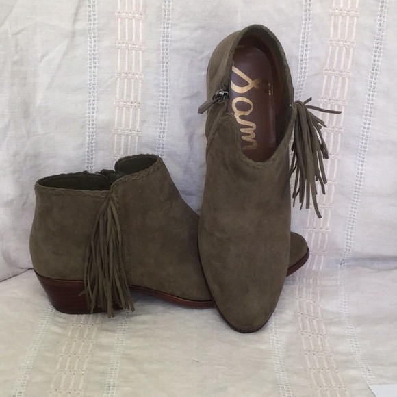 Sam Edelman Shoes - Sam Edelman Paige Mossgreen Suede Shoes Size 91/2M